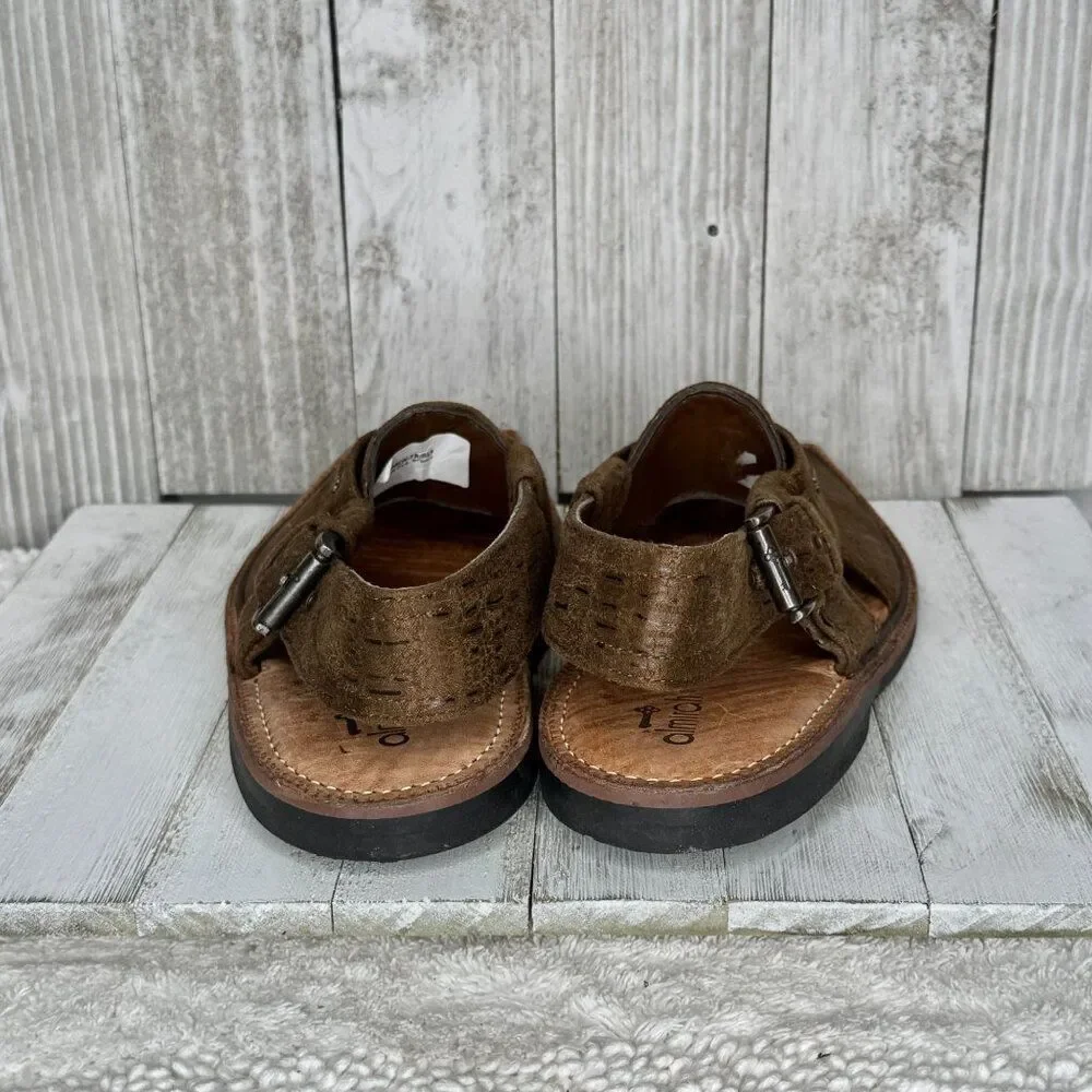 Almirah Brown Leather Peshawari Chappals Sandals Size 14